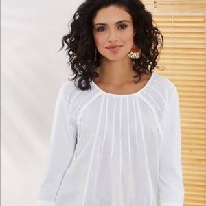 Soft Surroundings Vguc Flowey Top